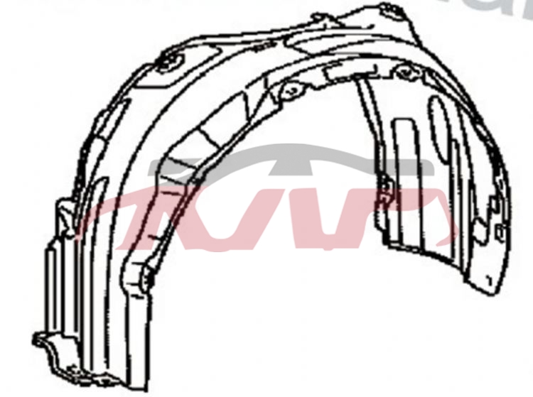 For Toyota 33832024 Camry Se  Usa&nbsp;front   Inner  Fender&nbsp;, Toyota  Fender Car, Camry Automotive Parts-