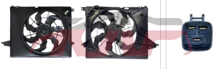 For Hyundai 13562013 Santafe&nbsp;electron Fan&nbsp;25380-2w500    25380-2w501, Santafe Car Parts Shipping Price, Hyundai  Auto Fan-25380-2W500    25380-2W501