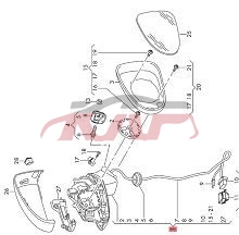 For Audi 14022014-2016  A3&nbsp;door Mirror&nbsp;8v5 857 409  B, F,  8v5 857 410  B, F,, Audi  Auto Part, A3 Car Parts Store-8V5 857 409  B, F,  8V5 857 410  B, F,