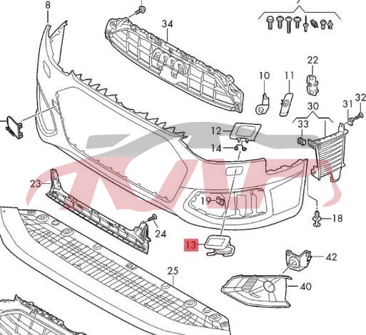 For Audi 33082020-2023 A4 （b9pa）&nbsp;water Spray Cover&nbsp;8w0 955 275 D   8w0 955 276 D, A4 Car Accessorie, Audi  Auto Part-8W0 955 275 D   8W0 955 276 D