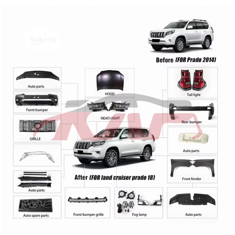 For Toyota 2362012-2015 Land Cruiser Fj200&nbsp;refit Kit&nbsp;, Toyota   Auto Modified Kit, Land Cruiser Auto Parts Price-