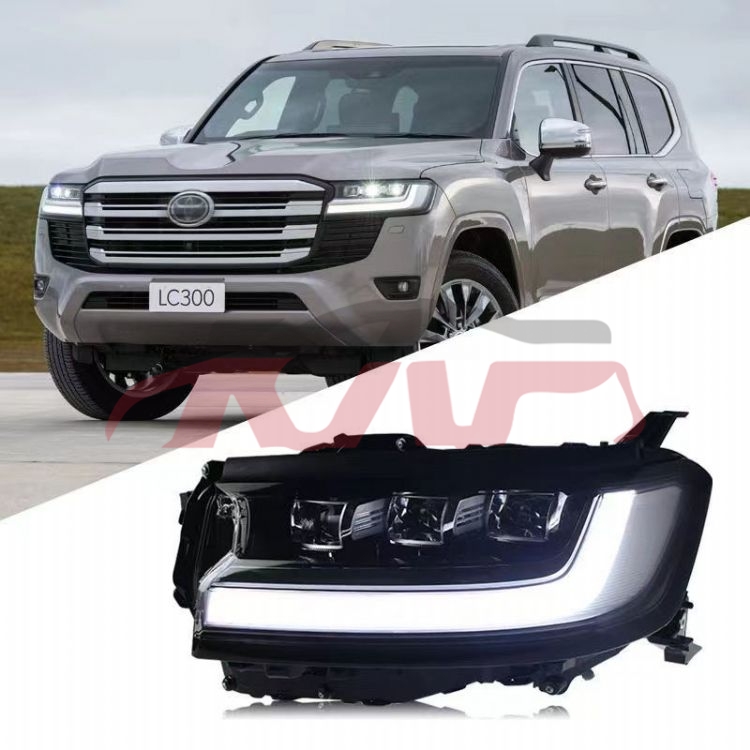 适用于丰田2024 兰德酷路泽&nbsp;大灯&nbsp;, 兰德酷路泽 汽车配件, 丰田 汽车配件-