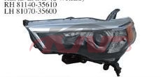For Toyota 22682021-2023 4runner&nbsp;head Lamp, 2 Wries&nbsp;l:81070-35600   R:81140-35610, Toyota  Car Headlight, 4runner Auto Part-L:81070-35600   R:81140-35610