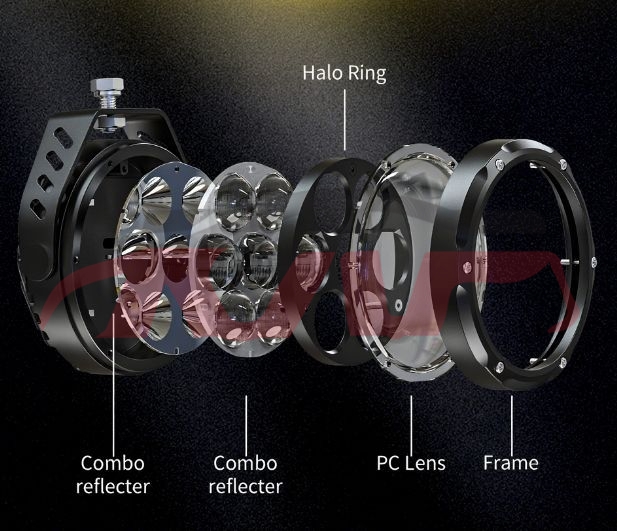 For Lens3551&nbsp;projector Lens&nbsp;dual Color Led Spotlight Auxiliary Light Ip67 Waterproof Motorcycle Accessories Dual Driving Headlight Fog Lamp Lighting System, Lens Automotive Accessories, Lens Car Lamps-Dual Color LED Spotlight Auxiliary Light IP67 Waterproof Motorcycle Accessories Dual Driving Headlight Fog Lamp Lighting System