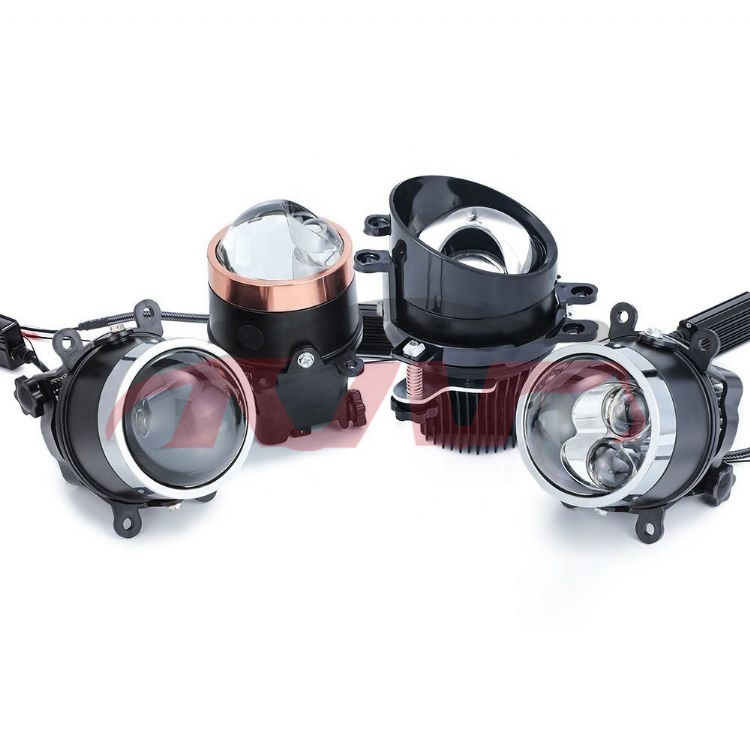 For Lens3551&nbsp;projector Lens&nbsp;plus Fog Lamp With 3000k 4500k 6000k Led Light Projector Yellow Fog Lamp For Car Compatible With Multiple Models, Lens  Automotive Accessories, Lens Car Spare Parts-Plus Fog Lamp with 3000K 4500K 6000K LED Light Projector Yellow Fog Lamp for Car Compatible with Multiple Models