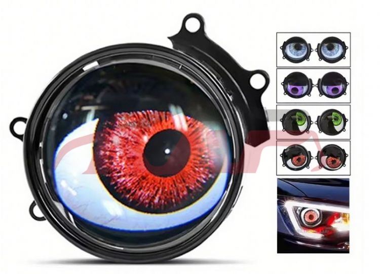 For Lens3551&nbsp;projector Lens&nbsp;devil Eye 8 Modes Round 12v Fog Led Demon Eyes 3.0 Inch Headlight Projector Lens Angel Eye Light For Car Dynamic Light Lamp, Lens Advance Auto Parts, Lens Car Lamps-Devil Eye 8 Modes Round 12V Fog LED Demon Eyes 3.0 Inch Headlight Projector Lens Angel Eye Light for Car Dynamic Light Lamp