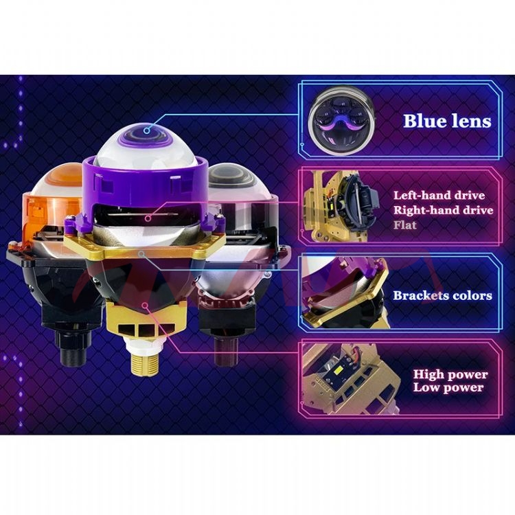 For Lens3551&nbsp;projector Lens&nbsp;3 Inch Bi Led Projector Lens Bi Led Laser Projector Lens Led Lens Lamp, Lens Auto Part, Lens Car Part-3 Inch Bi Led Projector Lens Bi Led Laser Projector Lens Led Lens Lamp