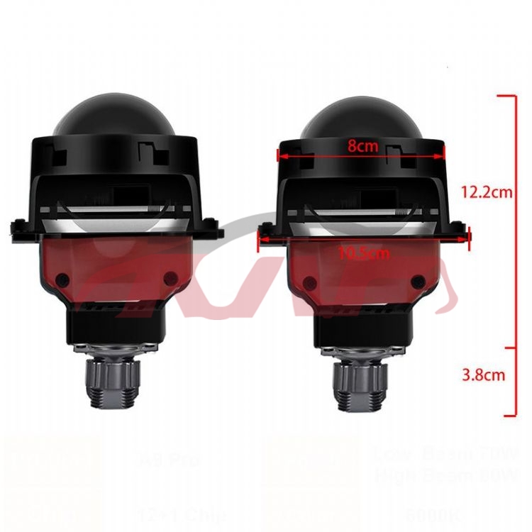 For Lens3551&nbsp;projector Lens&nbsp;led Headlights 3.0 Inch 80w 70w Projector Lenses High Low Beam Dual Core Dual Cup 6000k, Lens Auto Part, Lens Auto Lamps-LED Headlights 3.0 Inch 80W 70W Projector Lenses High Low Beam Dual Core Dual Cup 6000k