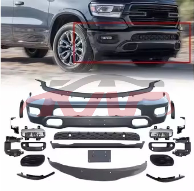 For Dodge 25772019 Ram&nbsp;front Bumper Assembly&nbsp;, Ram Auto Parts, Dodge  Front Guard-