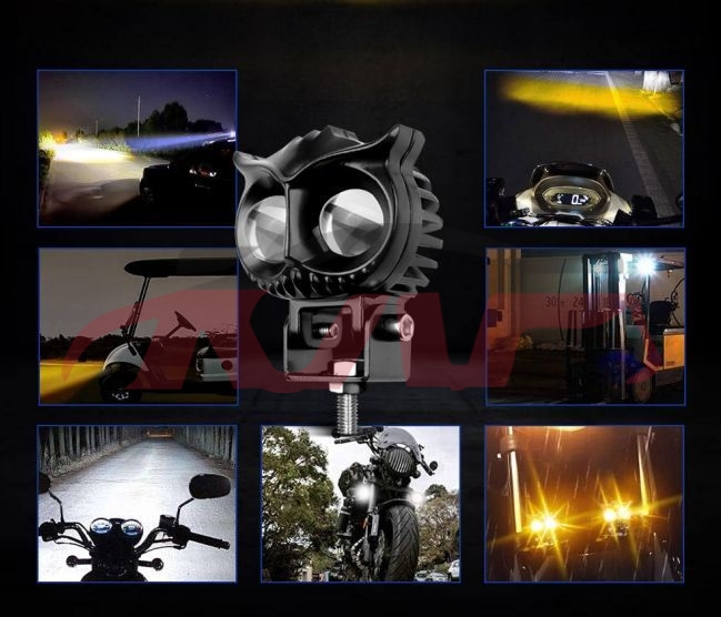 For Lens3551&nbsp;projector Lens&nbsp;mini Drive White Yellow Fog Lamp Motorbike Led Light For Motorcycle Bike Luces Led Para Moto, Lens Automotive Parts, Lens  Car Body Parts-Mini Drive White Yellow Fog Lamp Motorbike LED Light for Motorcycle Bike Luces Led Para Moto