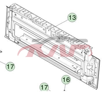 For Tesla 3585cybertruck 2024-2028&nbsp;rear Tailgate&nbsp;1812358fba   1812358fsa, Tesla  Auto Part, Cybertruck Automotive Accessories Price-1812358FBA   1812358FSA