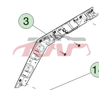 For Tesla 3585cybertruck 2024-2028&nbsp;front Wheel Arch Bracket&nbsp;l:178342800d   R:178342900d, Cybertruck Replacement Parts For Cars, Tesla  Auto Parts-L:178342800D   R:178342900D