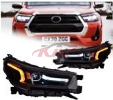 For Toyota 20382021 Hilux Rocco&nbsp;head Lamp, Led&nbsp;, Hilux Accessories, Toyota  Stard Halogen Headlight-
