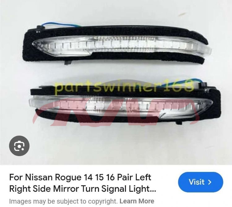 For Nissan 8872014 X-trail/rogue&nbsp;door Mirror Lamp&nbsp;26160-4cl6b   26165-4cl6b, Nissan  Auto Mirror Lamp, X-trail Rogue) Replacement Parts For Cars-26160-4CL6B   26165-4CL6B