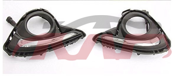 For Mazda 5502007-2011 Mazda 2&nbsp;fog Lamp Cover&nbsp;开发中, Mazda  Car Fog Lamp Frame, Mazda 2 Accessories-开发中