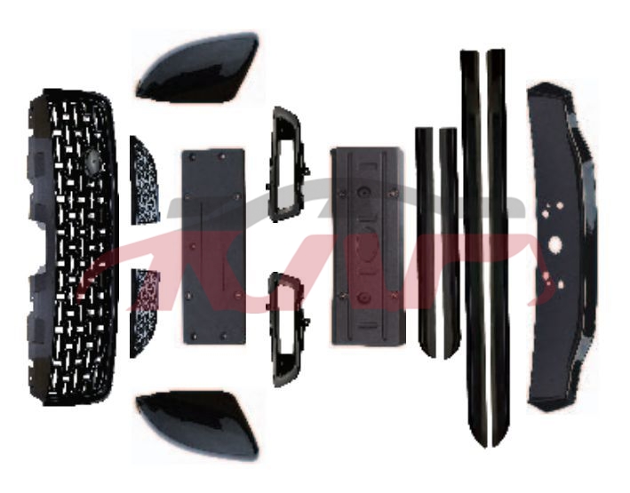 For Land Rover 2173sport 2016-19&nbsp;body Kit, Black&nbsp;, Discovery Sport Advance Auto Parts, Land Rover  Auto Lamp-