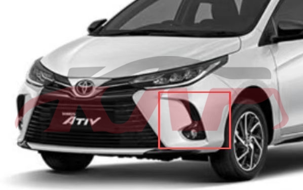 For Toyota 20482020 Yaris X&nbsp;fog Lamp Cover&nbsp;, Toyota  Light Frame, Yaris Auto Parts Catalog-