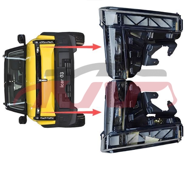 For Chery 4330io3-eq3&nbsp;head Lamp, Low Type&nbsp;605000918aa   605000919aa, Chery  Headlight Lamps, I Auto Body Parts Price-605000918AA   605000919AA