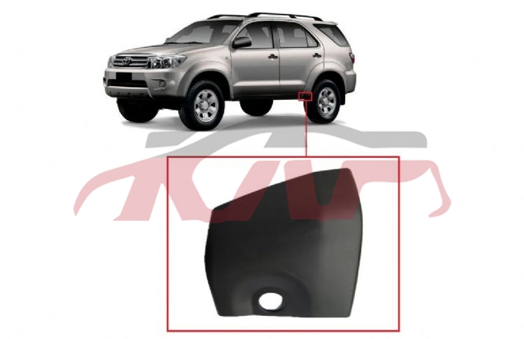 For Toyota 12352004-2007 Fortuner&nbsp;bumper Guards For Cars&nbsp;l 61692-0k010 R 61691-0k010, Toyota  Auto Part, Fortuner Car Spare Parts-L 61692-0K010 R 61691-0K010