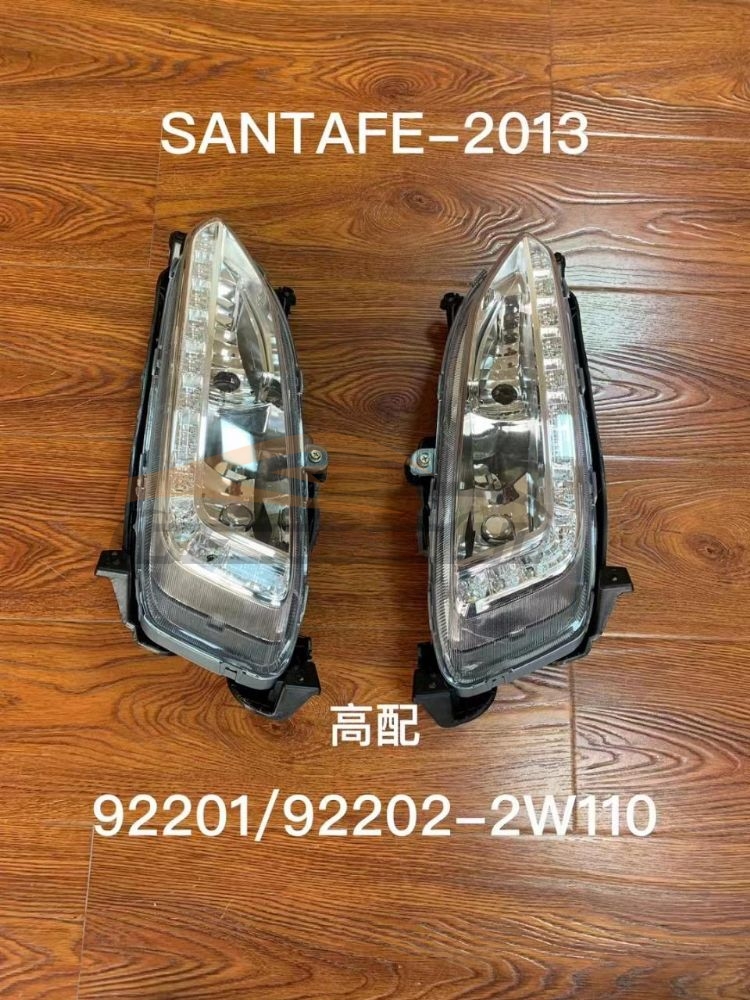 For Hyundai 13562013 Santafe fog Lamp 92201/92202-2w110, Hyundai   Auto Car Lighting System Lamp Fog, Santafe Parts For Cars-92201/92202-2W110